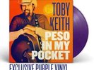 Toby Keith Peso In My Pocket Exclusive Limited Purple Colored Vinyl LP Record