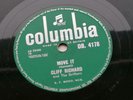 CLIFF RICHARD & THE DRIFTERS  UK 1958 COLUMBIA 78  MOVE IT
