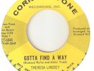 THERESA LINDSEY Gotta Find A Way CORREC TONE DETROIT NORTHERN SOUL USA 45