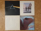 4 LPs Pink Floyd - Dark Side of the Moon, Wish you were here, The Wall, Meddle