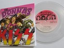 rare THE DONNAS + KISS strutter 1999 CLEAR VINYL 45 Detroit Rock City LIKE NEW
