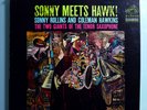 SONNY ROLLINS w/COLEMAN HAWKINS SONNY MEETS HAWK VERY RARE ORIG'63 RCA STEREO LP