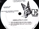 WHITE LABEL PROMO 2xLP  1970 THE DOORS - ABSOLUTELY LIVE   JIM MORRISON psych LP