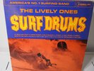 The Lively Ones Surf Drums LP VINYL ALBUM SURF