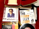 Rare Aussie Buddy Holly Mono EP's + Vintage Australian Vermont 45rpm record case