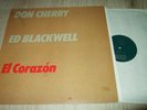 DON CHERRY/ED BLACKWELL : EL CORAZON LP 1982 ECM GERMANY +INSERT