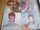 DAVID BOWIE x 4 LPs Records Vinyl Aladdin Sane, Space Oddity, Pin Ups 1967-1973