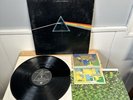 Pink Floyd DARK SIDE OF THE MOON 1973 Harvest SMAS-11163 1 Poster 2 Stickers VG+
