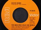 DAVID BOWIE: space oddity / the man who sold the world RCA 7