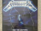 Metallica ‘Ride The Lightning’ 1989 Euro Press Vinyl LP