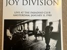 Joy Division - Live At The Paradiso Club January 11, 1980 - Vinyl LP - near mint