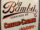Cheech and Chong - Big Bambu - 1972 LP With ROLLING PAPER Record Album Vinyl EX+