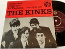 Mega rare The Kinks single Dedicated Follower of Fashion Sweden Psych Exc+/Exc