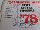 STIFF LITTLE FINGERS ALTERNATIVE ULSTER ROUGH TRADE RT 004 PUNK AUTOGRAPHED