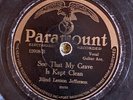 Paramount  12608 Blind Lemon Jefferson SEE MY GRAVE IS KEPT CLEAN  78rpm BLUES