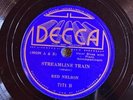 Decca 7171 Red Nelson STREAMLINE TRAIN w Cripple Clarence Lofton 78rpm  1935 EE+