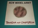 NEW MODEL ARMY - Thunder and Consolation - UK LP with INNER - EMBOSSED SLEEVE