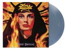 KING DIAMOND FATAL PORTRAIT CLEAR BLUE/RED MARBLED VINYL LP, 181/300 Rare New