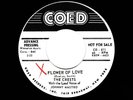 THE CRESTS    FLOWER OF LOVE    1959 GEE RECORDS WHITE LABEL PROMO DOO WOP 45