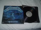 METALLICA Ride the Lightning '84 SHRINK   ORIG MEGAFORCE SILVER 1st pr NMint