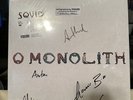 Squid - O Monolith Signed By Band LP Transparent Blue Vinyl Sealed New Rare