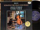 JANOS STARKER/SEBOK - SONATAS FOR CELLO & PIANO - HOLLAND MERCURY LP vinyl bach