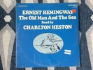 ERNEST HEMINGWAY Old Man And The Sea 2xLP SEALED caedmon TC 2084 Charlton Heston