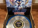 Sonic The Hedgehog Gold Ring Filled ETRR Movie Soundtrack Vinyl Record LP RARE