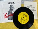 THE FEEDERZ ANXIETY rare punk 45 w/sleeve & insert JESUS AVON LADY albert