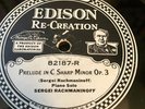 Edison Diamond Disc Record #82187 Piano Prelude Opus 3 Rachmaninoff