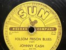 Rockabilly-78 RPM-Johnny Cash-Folsom Prison Blues/So Doggone Lonesome-V+