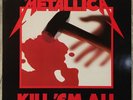 Metallica Kill ‘em All 1989 MINT  Print Inner Sleeve Vertigo Phonogram Europe