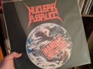NUCLEAR ASSAULT - Handle With Care (1989) LP In Effect w/Promo Stamp S.0.D