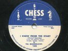 MOONGLOWS (Over And Over Again / I Knew From The Start) R&B/SOUL 78  RPM  RECORD