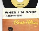 NORTHERN SOUL 45 w / PIC SLEEVE- BRENDA HOLLOWAY - WHEN IM GONE- HEAR 1965 TAMLA