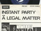 THE WHO    SOUTH AFRICA  P.S.   45   INSTANT PARTY  /  A LEGAL MATTER