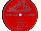 ACOUSTIC RED 'MONARCH' VICTOR LABEL PLANCON SINGS ROSSINI 'PRO PECCATIS' (1903)