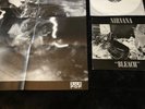 Nirvana Bleach WHITE w/POSTER Vinyl 1989 FIRST PRESS Sub Pop EX/VG