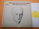 Furtwangler Bruckner Symphonies 4, 7, 8 & 9 Historical German DGG 5LP Box NM