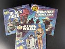 Disney The Empire Strikes Back Black Hole & Star Wars Read Along Books W/Records