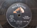 78 RPM My Baby Left Me I Want You I Need You Elvis Presley RCA Victor 6540