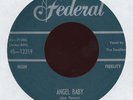 The Swallows - Angel Baby on Federal R&B Doo Wop Rocker 45