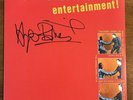 Gang Of Four, Entertainment Vinyl LP - SIGNED Jon King Hugo Burnham