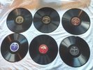 5x Louis Armstrong & 1x Fats Waller '78s Parlaphone Brunswick Columbia HMV