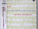 GRUMIAUX BACH:SONATAS AND PARTITAS FOR VIOLIN PHILIPS835198AY NETHERLANDSOBI 3LP