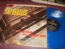 THE BEATLES PLEASE PLEASE ME BLUE VINYL PARLOPHONE UK IMPORT VG+