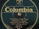 78 rpm Clara Smith-I’m Gonna Tear Your Playhouse Down Columbia 14013-D Blues E+