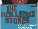 ROLLING STONES   SOUTH AFRICA  PS 45  YOU CAN'T ALWAYS GET WHAT YOU WANT