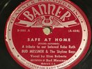 BABE RUTH 78 TRIBUTE RECORD Bud Messner: Safe At Home  Banner NY YANKEES 78 read