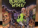 MUNICIPAL WASTE / CRUCIAL UNIT Split LP Thrashaholics Unanimous Six Weeks THRASH
